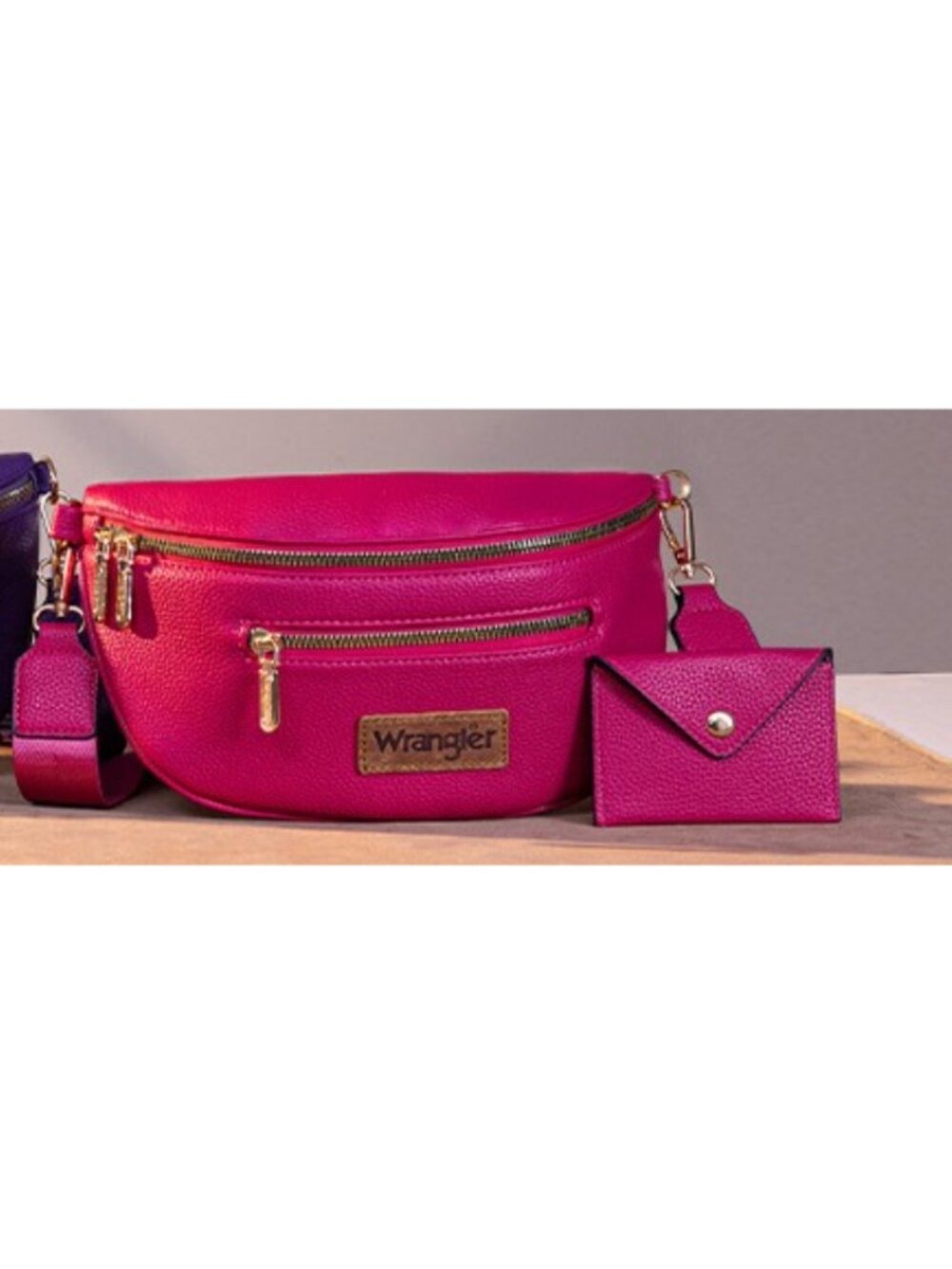 NWT Wrangler Multi-Way Crossbody Belt Bag Fuschia